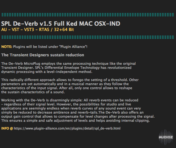 Spl de-verb mac download windows 10